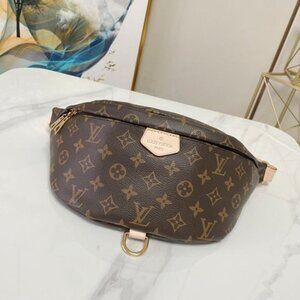 🍋🍋Louis Vuitton Bumbag Brown Monogram Canvas Messenger Bag